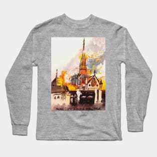 Burning of Norte Dame Long Sleeve T-Shirt